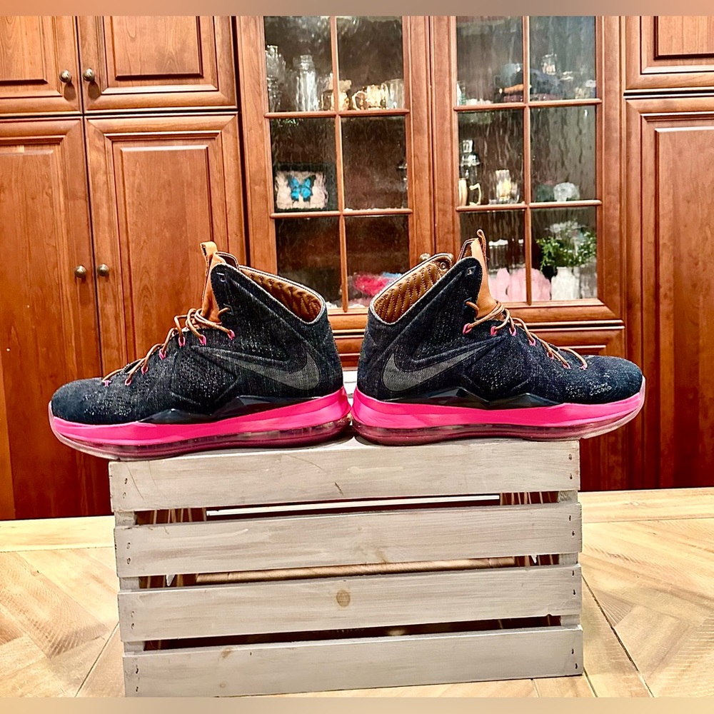 Nike Lebron X 10 EXT Denim 2013 Men’s Size: 11.5, (9/10).